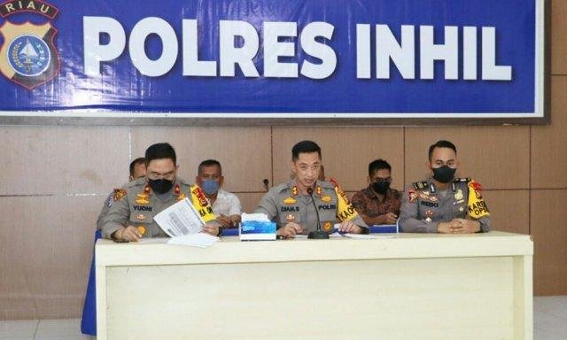 Polres Inhil Riau Ungkap 63 Kasus Narkoba Sepanjang Tahun 2021