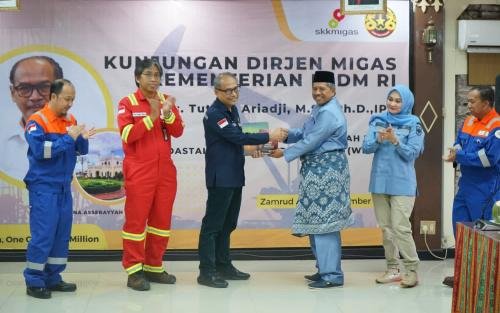 1.837 Rumah di Siak Masuk Jaringan Gas, Bupati Alfedri Terima Kasih ke Ditjen Migas