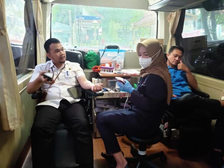 Donor Darah di Kedung Sari, 46 Kantong Darah Berhasil Dikumpulkan