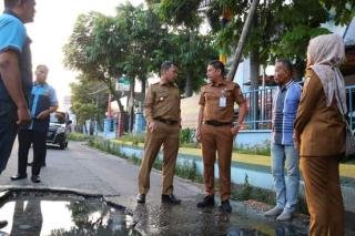 Respon Laporan Warga, Pj Walikota Langsung Turun Tinjau Jalan Rusak