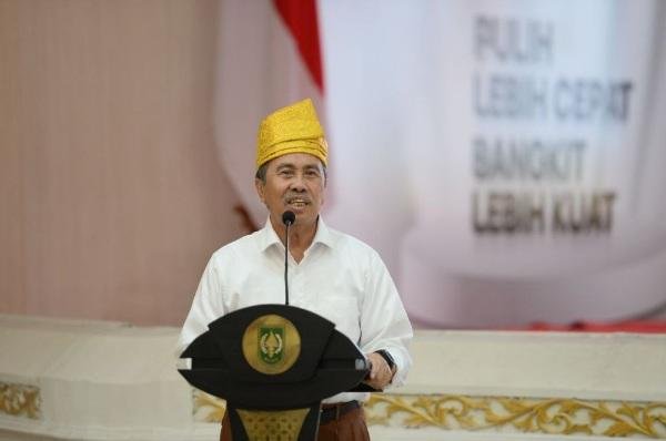 HPN 2023 di Medan, Gubernur Syamsuar Lepas Delegasi PWI Provinsi Riau