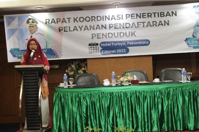 Disdukcapil Pekanbaru Gelar Rakor Pengawasan Adminduk Bersama Stakeholder