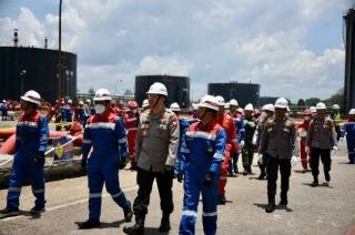 Kapolda Riau Ungkap Penyebab Ledakan Kilang Pertamina Dumai: Hidrogen Bocor