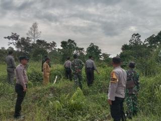 Cegah Karhutla, Polsek Pasir Penyu Patroli Bersama di Dua Titik Rawan 