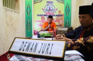 Tahanan Polres Inhu Raih Juara Pertama Lomba Baca Alquran