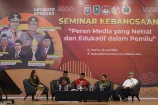 Ketua PWI Riau Paparkan Posisi Pers Dalam Sukseskan Pemilu 2024