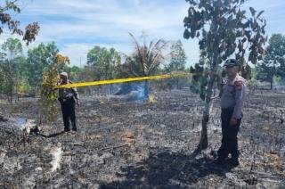 Polisi Tangkap Pelaku Kebakaran Lahan 1,5 Ha di Bengkalis