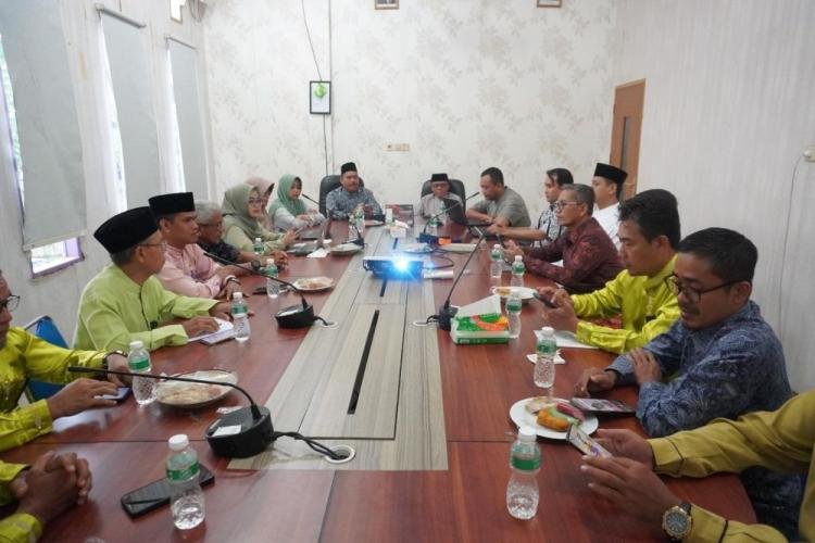 Tim Irjen Kemenag RI Lakukan Monev Pemanfaatan Benda Wakaf di Pekanbaru