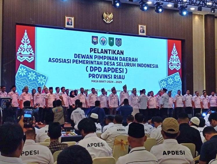 Pengurus DPD APDESI Dilantik, Ini Harapan Pemprov Riau