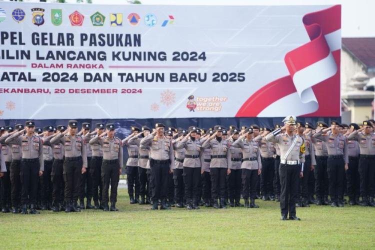 Amankan Natal dan Tahun Baru di Riau, 2.812 Personel Gabungan Diturunkan