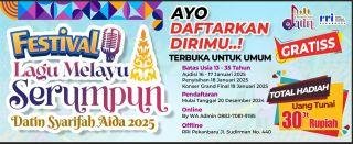 Terbuka Untuk Umum, Yuk Ikuti Festival Lagu Melayu Serumpun Datin Syarifah Aida 2025