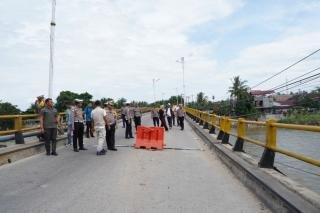 Jembatan Sei Rokan Masih Diperbaiki, Hasil Pengecekan BGTS Dinanti