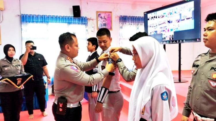 Kesadaran Berlalu Lintas Sejak Dini, Polda dan Pemprov Riau Gandeng Sekolah