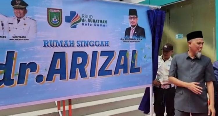 Wako Paisal Resmikan Penggunaan Rumah Singgah dr. Arizal